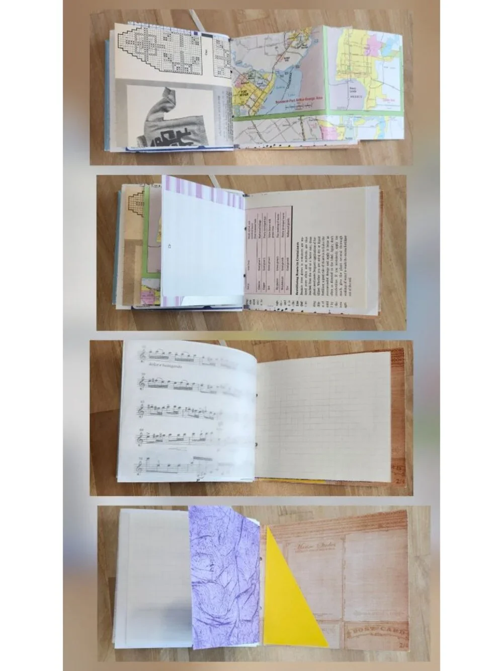 Junk journal Handmade 64 pages Colorful